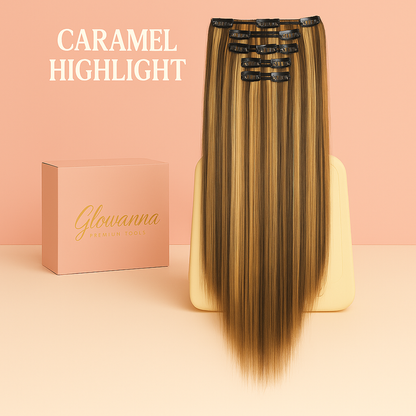 GLOWVANNA GODDESS HAIR™ - Caramel Highlight